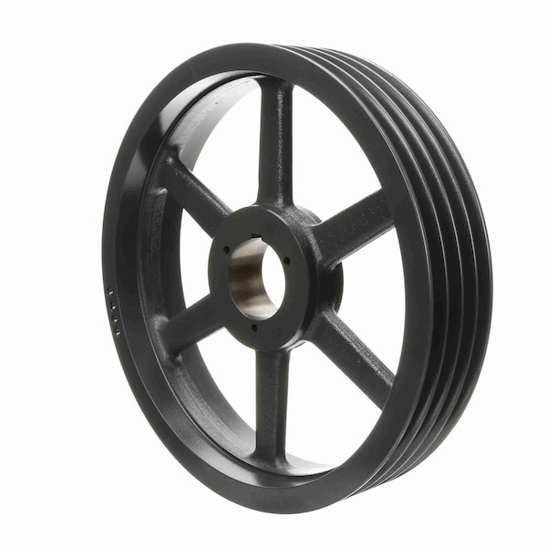 4 Groove Cast Iron Bushed Bore Multiple Sheave, 4TB154